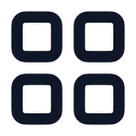 Grid Even SVG Icon